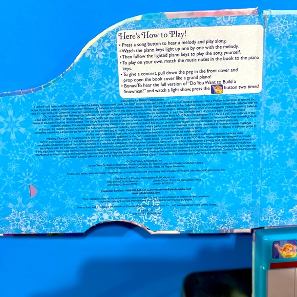 DISNEY FROZEN SING-ALONG SONGS! MUSICAL PIANO LEARNING BOOK LIGH UP KEYBOARD - Picture 7 of 15